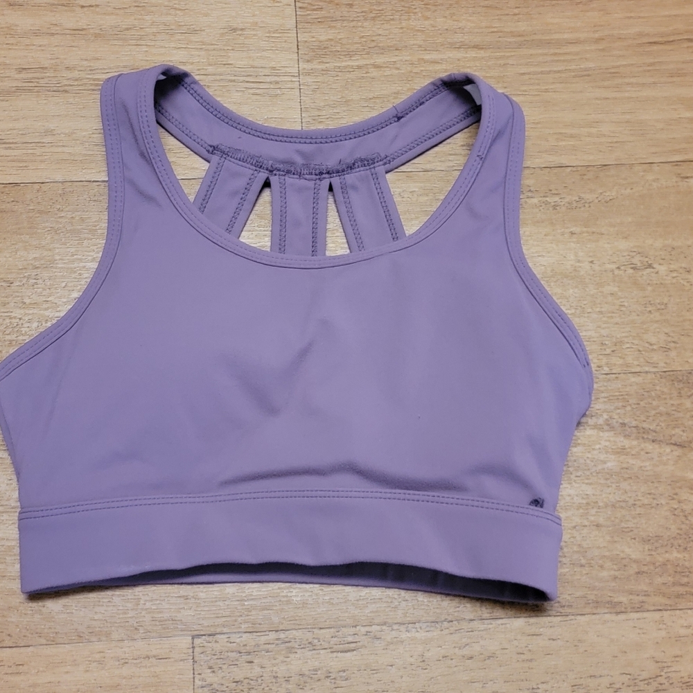 XS MAUVE TRIO SPORTS BRA  - NVGTN